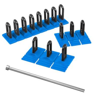 Imagem de UHANBUT 4 peças de ferramentas de reparo de amassados de carro, ferramenta de remoção de amassados sem pintura, kit de extrator de amassado resistente, ferramenta poderosa de reparo de carroceria