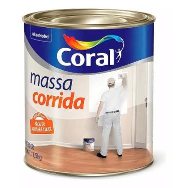 Imagem de Massa Corrida Coral PVA Branco Fosco 1,5kg - Código 642820