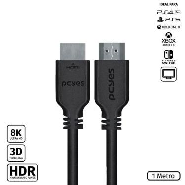 Imagem de Cabo Hdmi Ultra 28awg Puro Cobre 8k 1 Metro - Phm21-1