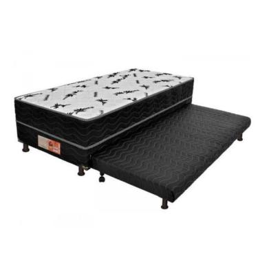 Imagem de Bicama Solteiro Colchão Conjugado D28 Com Cama Auxiliar 10cm