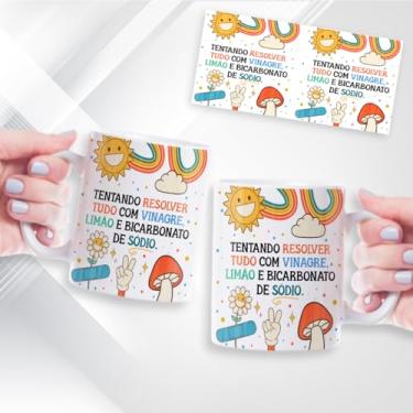 Imagem de Caneca Xicará Frases engraçadas do dia a dia. Presente Personalizado. Branca. Cerâmica 325ml (ARTE 5)