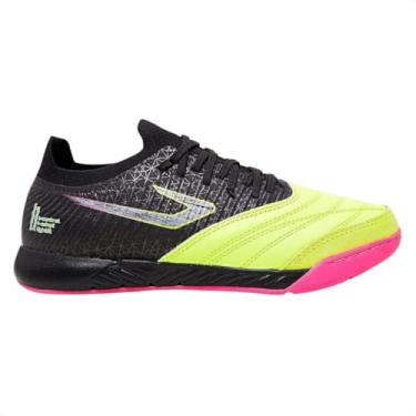 Imagem de Chuteira Topper Dominator Fuse Futsal Preto/Verde/Pink,39
