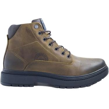 Imagem de Coturno Free Force Casual Em Couro com Zíper Lateral Masculino-Masculino