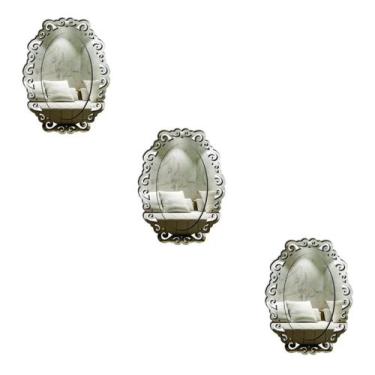 Imagem de Kit 3 Espelhos Decorativos Venezianos  Pegui 32X22 3804 - Creatus, Vid