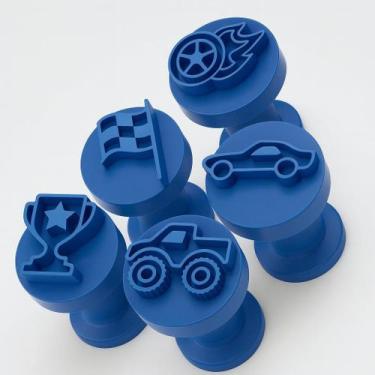 Imagem de Kit Carimbo Marcador Brigadeiros HOT WHEELS CARROS CARRINHOS TROFEUS M