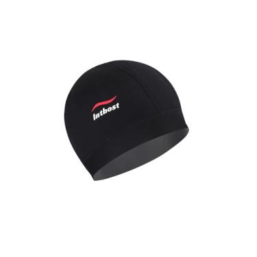 Imagem de Intbost Gorro de neoprene de 3 mm para homens e mulheres, manter aquecido em água fria, gorro de neoprene, boné de mergulho de 3 mm, boné de natação de inverno, snorkeling (G/GG)