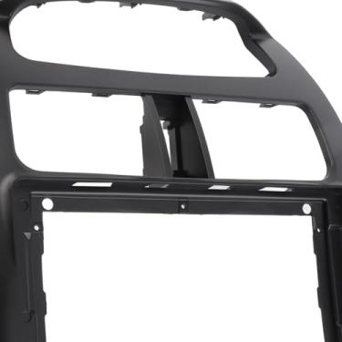 Imagem de Generic Moldura de Painel de Fáscia Estéreo 2-Din para Spark/Beat 2014, Moldura de Navegação de áudio DVD Preta de Qualidade, Substituição Direta para Amantes de Carros, Fácil de Usar, Melhorar o