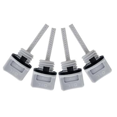 Imagem de Conjunto de tampa de enchimento de óleo GX160 de 4 peças, 15600-735-003, compatível com Honda GX240 GX270 GX340 GX390, vareta de óleo de motor, tampa de enchimento de óleo e bomba de água para 15600