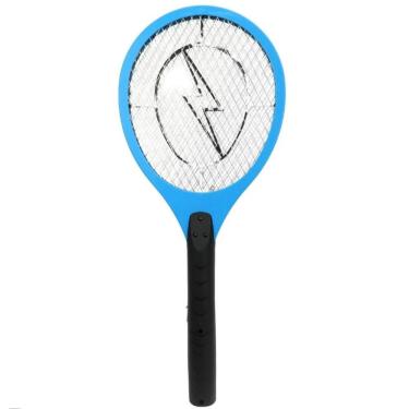 Imagem de Raquete Elétrica Mata Mosquitos Insetos Bivolt Bateria Recarregável Com Malha de Proteção Tripla Premium NIMBUS
