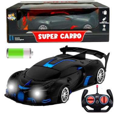 Imagem de Carrinho de Controle Recarregável com Luz Super Esportivo - Barcelona,