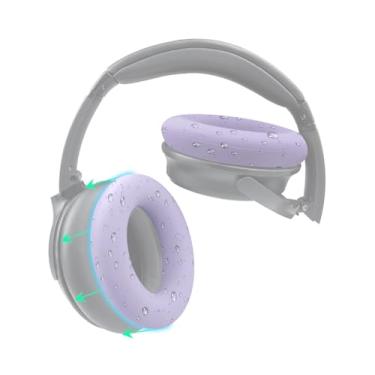 Imagem de SOULWIT Protetor De Silicone Para Fones Ouvido Bose Quietcomfort Qc15 Qc25 Qc2 Qc35 Qc45/Ae2 Ae2I Ae2W/Soundtrue E Soundlink Ae, À Prova Suor, Facilmente Laváveis - Lilás Gelado