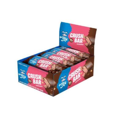 Imagem de Barra de Proteína Crush Bar Sabor Morango CX/12 Unidades Mais Mu
