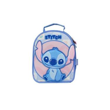 Imagem de Lancheira Térmica Infantil Feminina Stitch Baby Azul Clara - Bagaggio,