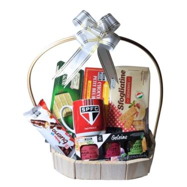 Imagem de Cesta Café da Manhã Times de Futebol Produtos Importados Escolha o Time (São Paulo)