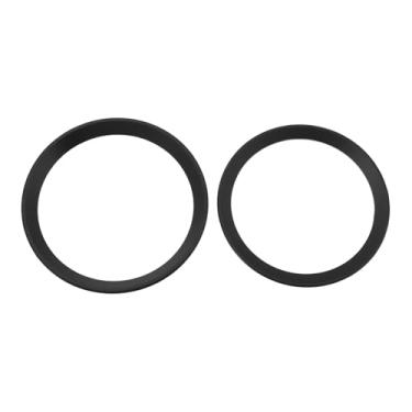 Imagem de Briny River 1 conjunto de anéis de capa de decoração com logotipo dianteiro traseiro do carro compatível com BMW Série 3 F30 F31 F34 F35 F80 M3 98 x 82 mm/90 x 74 mm (preto)