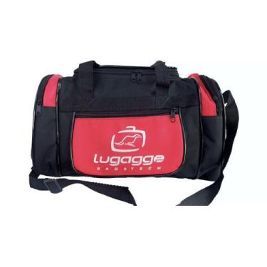 Imagem de Bolsa Sacola Bordo Mao Mala De Viagem Pequena Vermelha - Lugagge