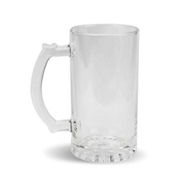 Imagem de Caneca de Chopp de Vidro Jateada para Sublimação TPFoto 470ml 16oz - T