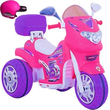 Imagem de Moto Eletrica Infantil Biemme Sprint Turbo Power 12V Pink