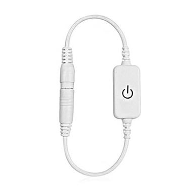 Imagem de Estink Mini Interruptor de Toque Dimmer LED, 12-24V 4A Controlador de Brilho de Luz LED de Cor única Com Design de Revestimento Antiderrapante, para Lâmpada de Parede de Tira Luz de (WHITE)