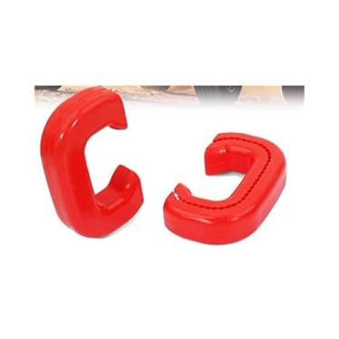 Imagem de QianBao Compatível com Chevy Colorado Trailboss 2015-2026/GMC Canyon 2015-2022 (não serve para Colorado Z71 ZR2 2023-2026), acessórios de silicone, vermelho