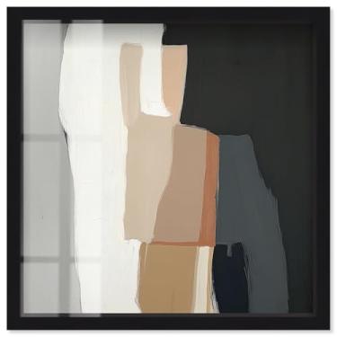 Imagem de Passageway III Shadowbox Print Modern Boho Wall Art por Art Remedy, moldura preta, 25 x 25