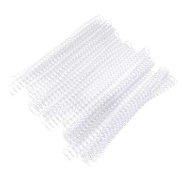 Imagem de Cryfokt Anel de Encadernação de Plástico Durável Anéis de Bobina de Mola para Papel A4, 20 Peças Anéis de 30 Furos para Encadernação Manual, Opções de 11 Mm/13 Mm/19, Pode Encadernar 75-150 Folhas,