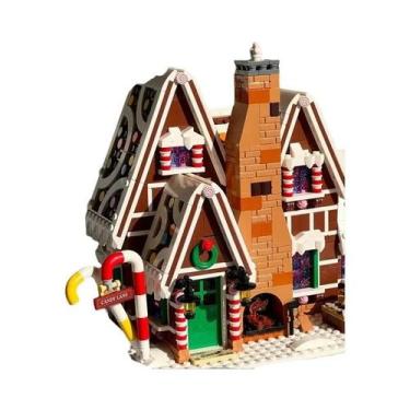 Imagem de Blocos De Montar Casa De Gengibre Para Crianças, Presente De Natal Do 