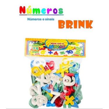 Imagem de Brinquedo Educativo Brincando com Números e sinais - 75 peças Solapa -
