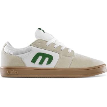 Imagem de Etnies Tênis de skate masculino Cresta cano baixo, Branco/verde/chiclete, 39