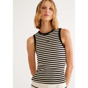 Imagem de Regata Feminina Listrada Em Malha Premium-Feminino