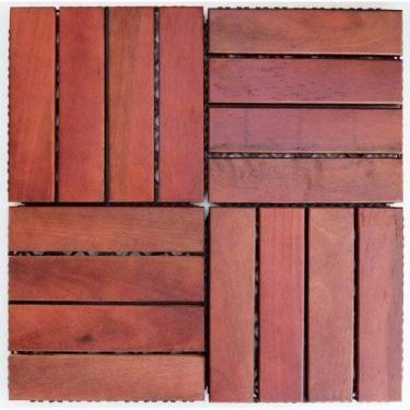 Imagem de Deck em Placa de madeiramodular Base Plástica 30x30cm - Madersilva