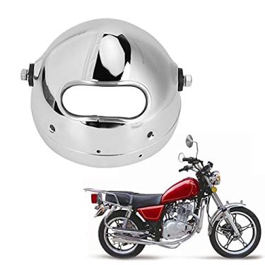 Imagem de KIMISS Carcaça de Farol de LED de 5,75 Polegadas Em Liga de Alumínio para Modificação de Motocicleta - Acessório Elegante e Fácil de Instalar