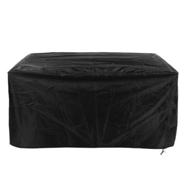 Imagem de Luqeeg Capa Quadrada de Mesa Externa de 49,21 X 49,21 X 27,56 pol., Capa de Móveis de Poliéster à Prova de Sol para Todas As Estações, para a Maioria das Mesas Quadradas de Pátio, Uso