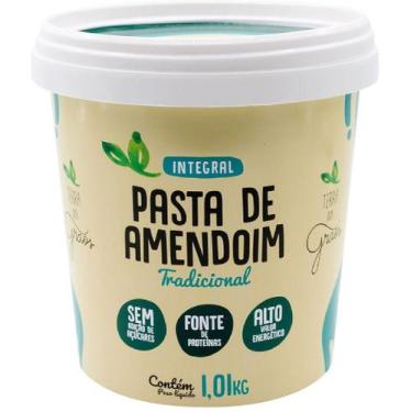 Imagem de Pasta de Amendoim Tradicional Lisa 1kg Terra dos Grãos - Terra dos Grã