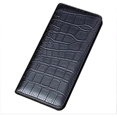 Imagem de BKUANE Capa de coldre flip para Apple iPhone 14 Plus 2022, capa fólio magnética à prova de choque à prova de arranhões para 14 Plus (Cor: Preto)