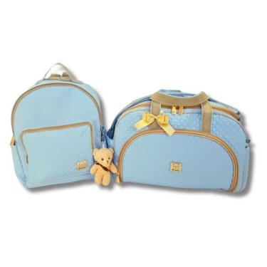 Imagem de Kit Conjunto Bolsas Maternidade Bebe Menina Menino Enxoval Miellu - Li