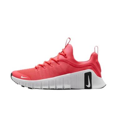 Imagem de Nike Free Metcon 6 Tênis de treino feminino (FJ7126-600, Hot Punch/Preto/Branco), Hot Punch/preto/branco, 7 US