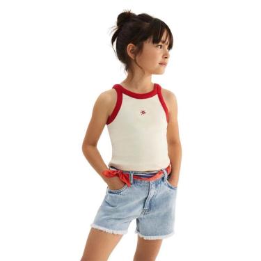 Imagem de Regata Hering Cropped Infantil Menina Em Ribana-Feminino