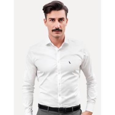 Imagem de Camisa Reserva Masculina Nova Paraty Light Logo Branca-Masculino
