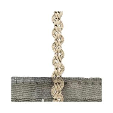 Imagem de Rendas De Seda Dourada E Prateada 4m Pacote Para Tecido De Cortina Cos