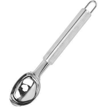Imagem de Colher de Sorvete em Aço Inox 20,5cm | Ergonômica e Resistente | Ideal para Uso Doméstico e Profissional