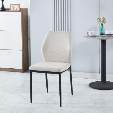 Imagem de Conjunto com 4 Cadeiras V1004 85cm X 60cm X 44cm Nude