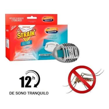 Imagem de Repelente Elétrico 12h Pernilongos e Mosquitos + 6 Partilhas - Straik