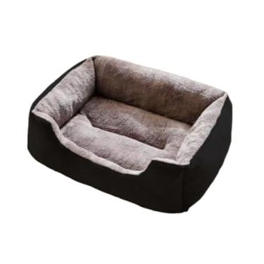 Imagem de Cama para gatos, tapete de cachorro, camas, artigos para animais de estimação, filhotes, almofadas, acessórios, casas, habitats, suprimentos de casa (preto, grande)