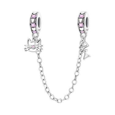 Imagem de Pingente De Cadeado De Segurança Em Prata Esterlina 925 Para Mulheres,