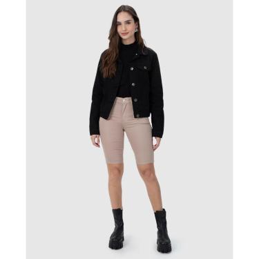 Imagem de Bermuda Feminina Ciclista Em Sarja Com Elastano-Feminino