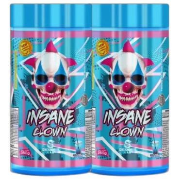 Imagem de Kit 2x Pre Treino Insane Clown Blue Vanilla 350g Demons Lab-Unissex