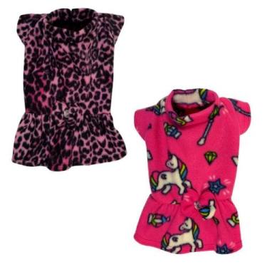 Imagem de Kit 2 Roupas De Inverno Para Cães E Gatos - Vestido Soft G - Nica pet