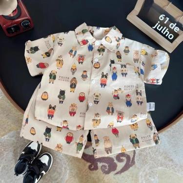 Imagem de Conjuntos De Roupas De Verão Para Meninos E Meninas, Roupas Casuais Co