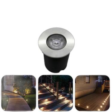 Imagem de Balizador Spot Pvc Led Smd 1W Luz Branco Quente De Embutir